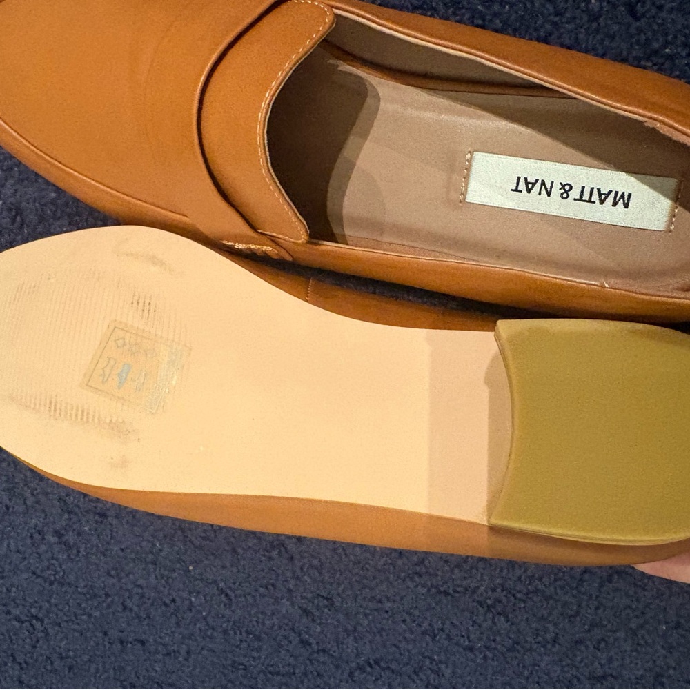 Matt & Nat cognac brown Loafers - Picture 3 of 4